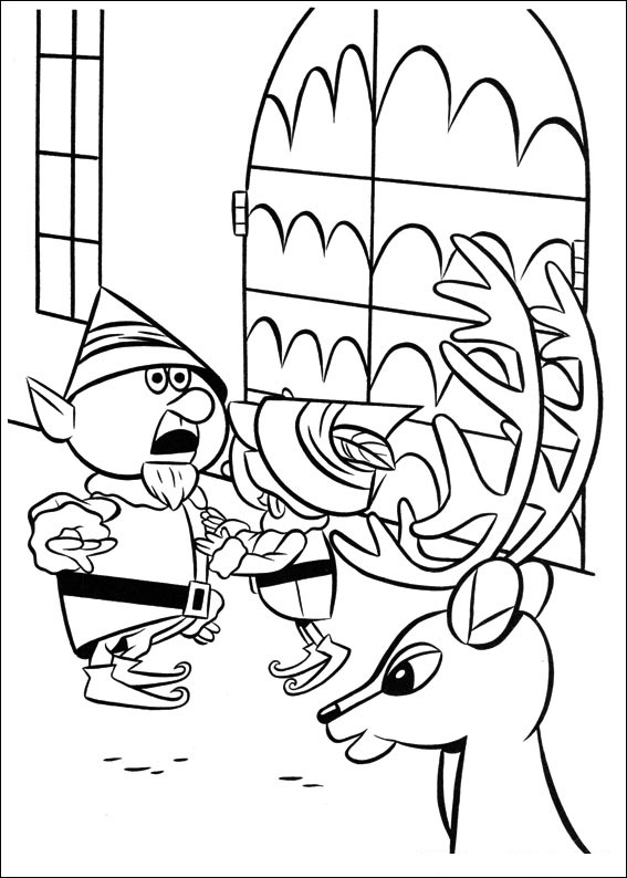 Rudolph 9 Coloring - Play Free Coloring Game Online