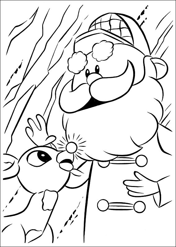 Rudolph the Red Nosed Reindeer 4 Coloring Game Rudolph the Red Nosed Reindeer 4