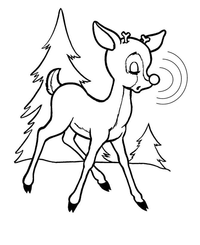 Rudolph the Red Nosed Reindeer Coloring Game Rudolph the Red Nosed Reindeer