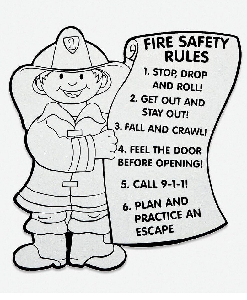 Family Fire Safety Coloring Play Free Coloring Game Online