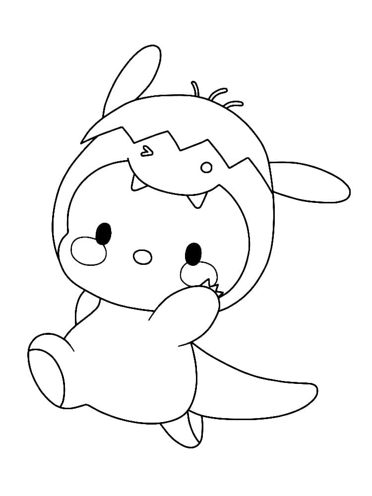 Running Pochacco Coloring Game Running Pochacco