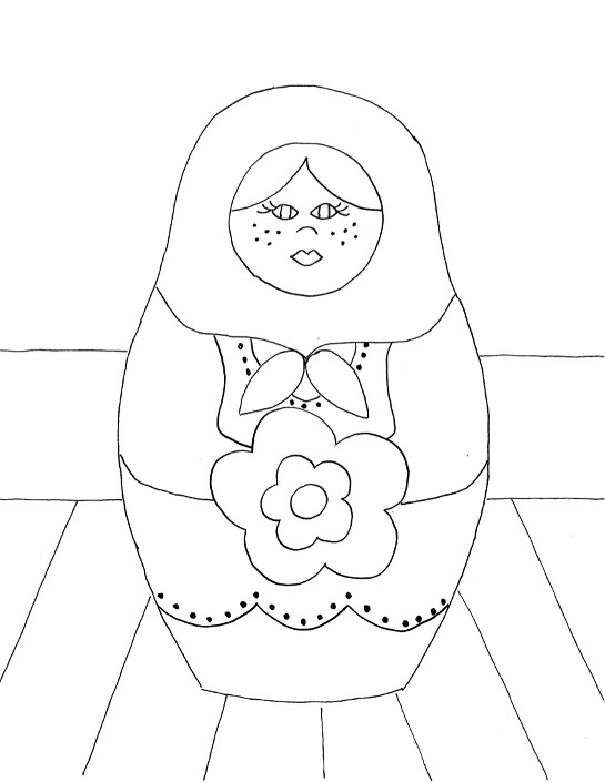 Russian Doll Matryoshka 4 Coloring Game Russian Doll Matryoshka 4