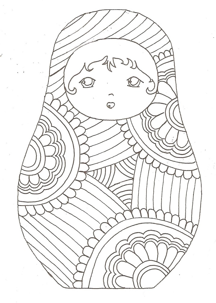 Russian Doll Matryoshka 6 Coloring Game Russian Doll Matryoshka 6