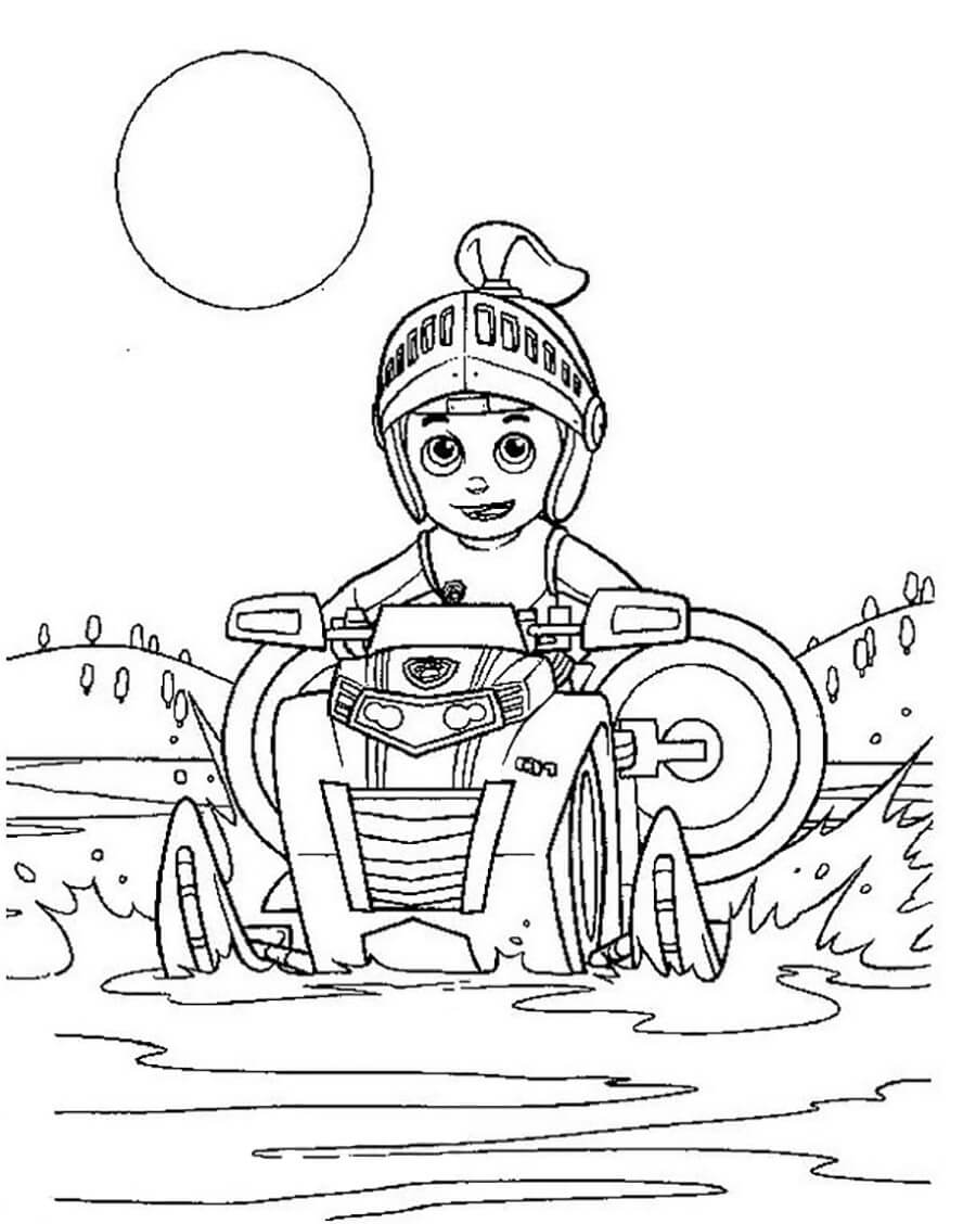 Ryder Driving ATV Coloring Game Ryder Driving ATV