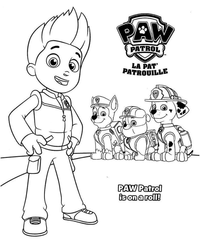 Ryder Paw Patrol 5 Coloring Game Ryder Paw Patrol 5