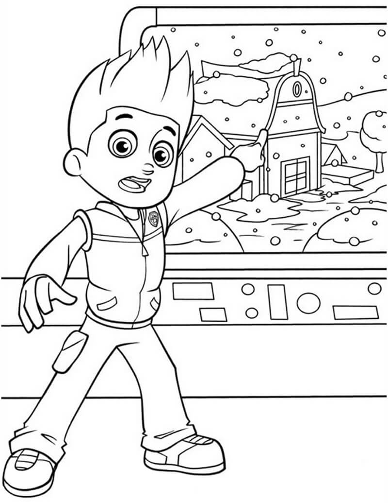 Ryder Paw Patrol 6 Coloring Game Ryder Paw Patrol 6