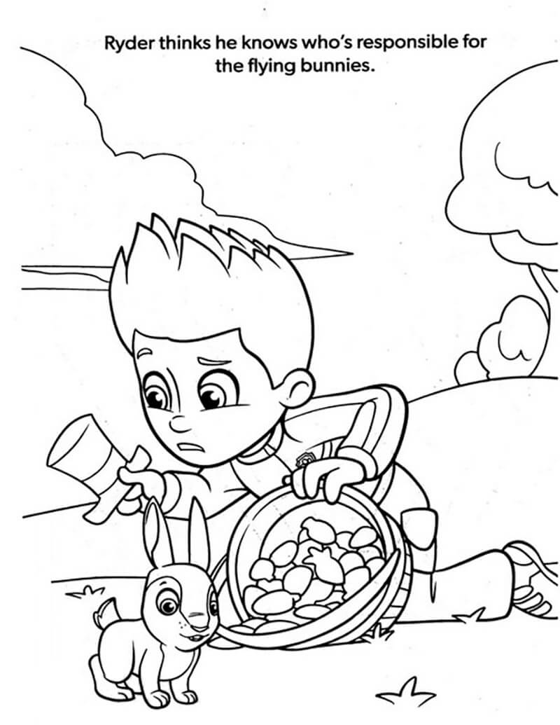 Ryder Paw Patrol 8 Coloring Game Ryder Paw Patrol 8