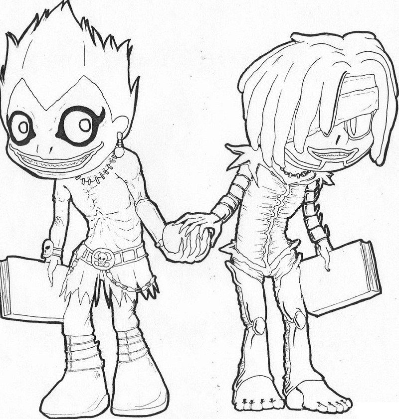 Ryuk and Rem from Death Note