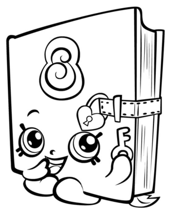 SECRET SALLY Shopkin Coloring Game SECRET SALLY Shopkin