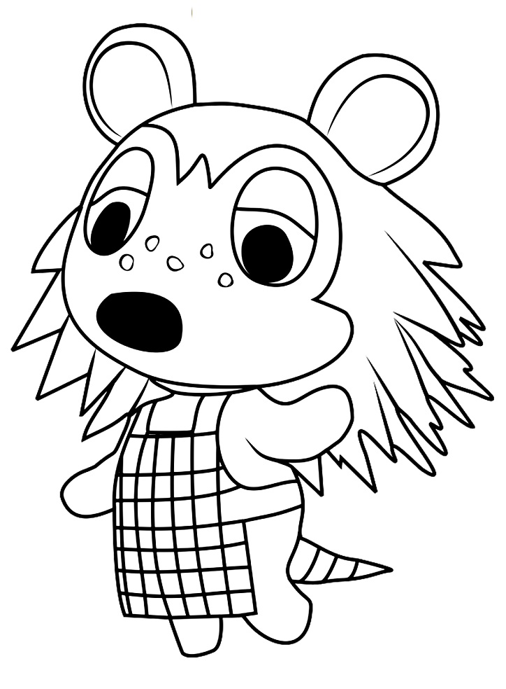Sable from Animal Crossing