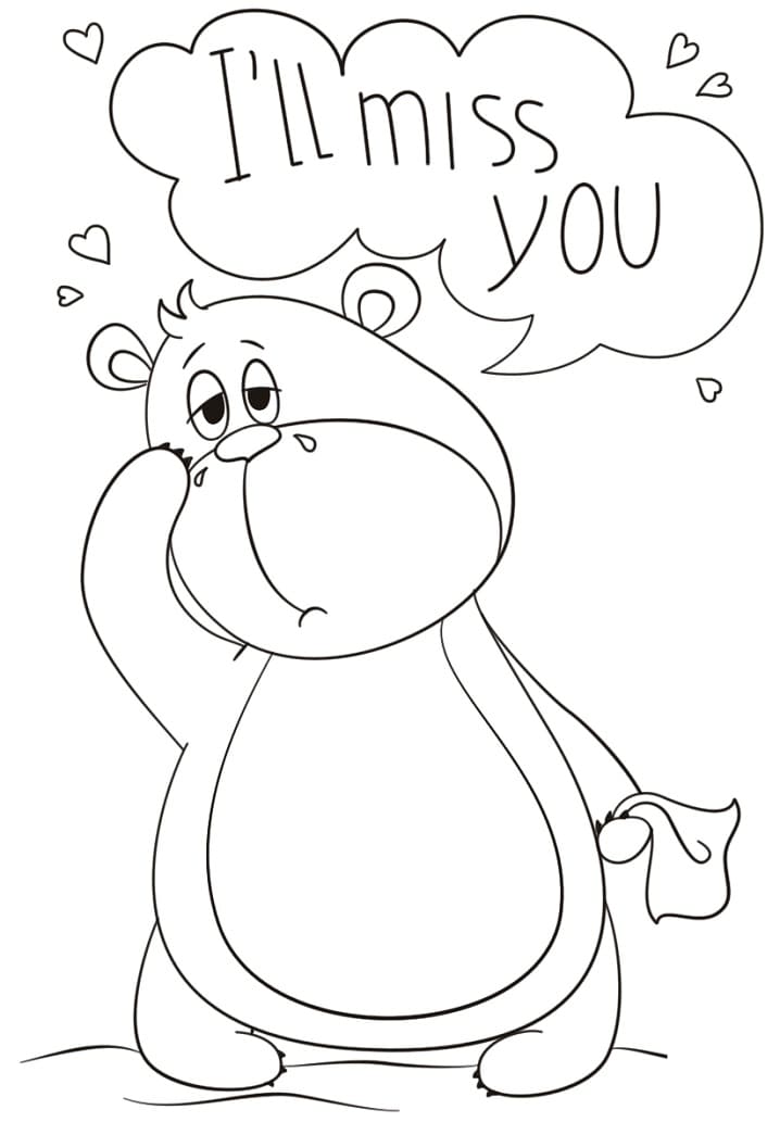 Sad Teddy Bear Coloring Game Sad Teddy Bear