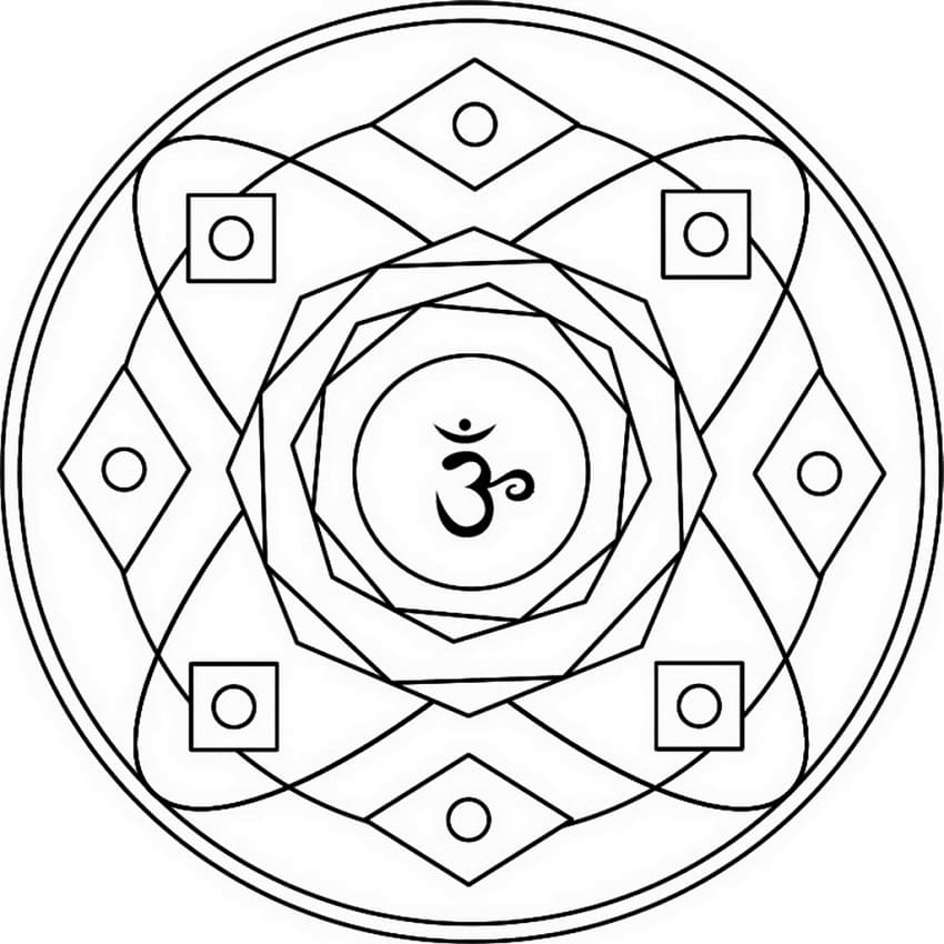 Sahasrara Symbol Mandala