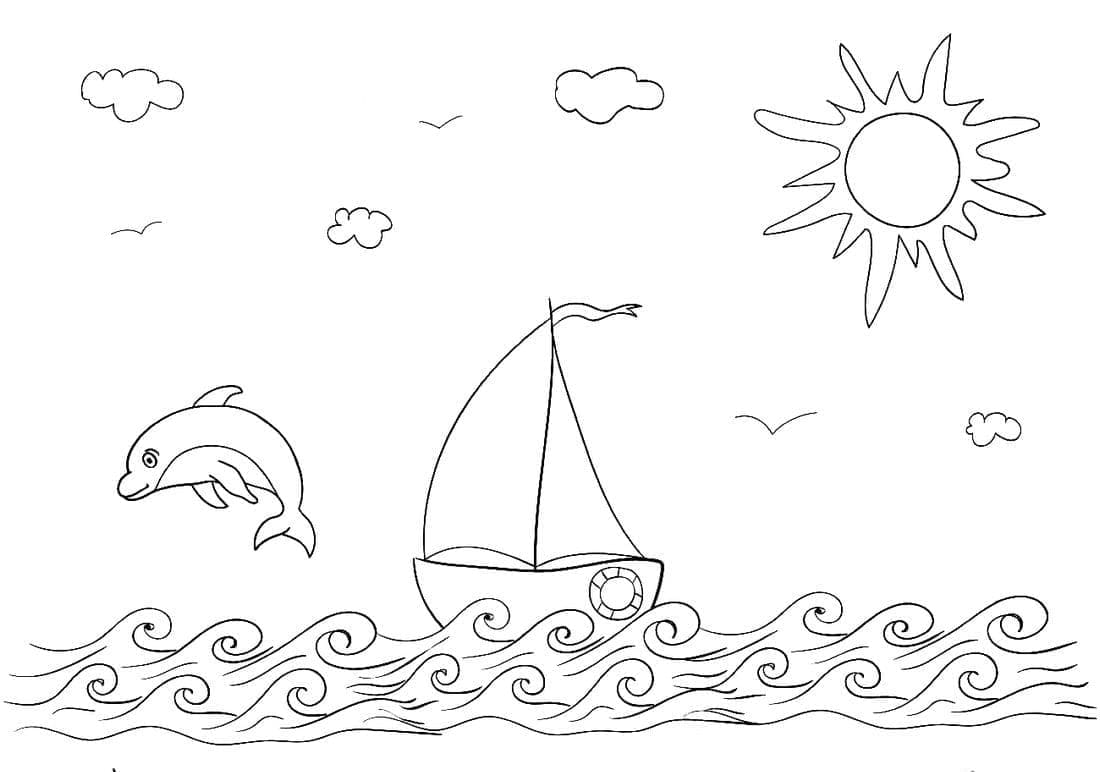 Sailboat 13 Coloring Game Sailboat 13