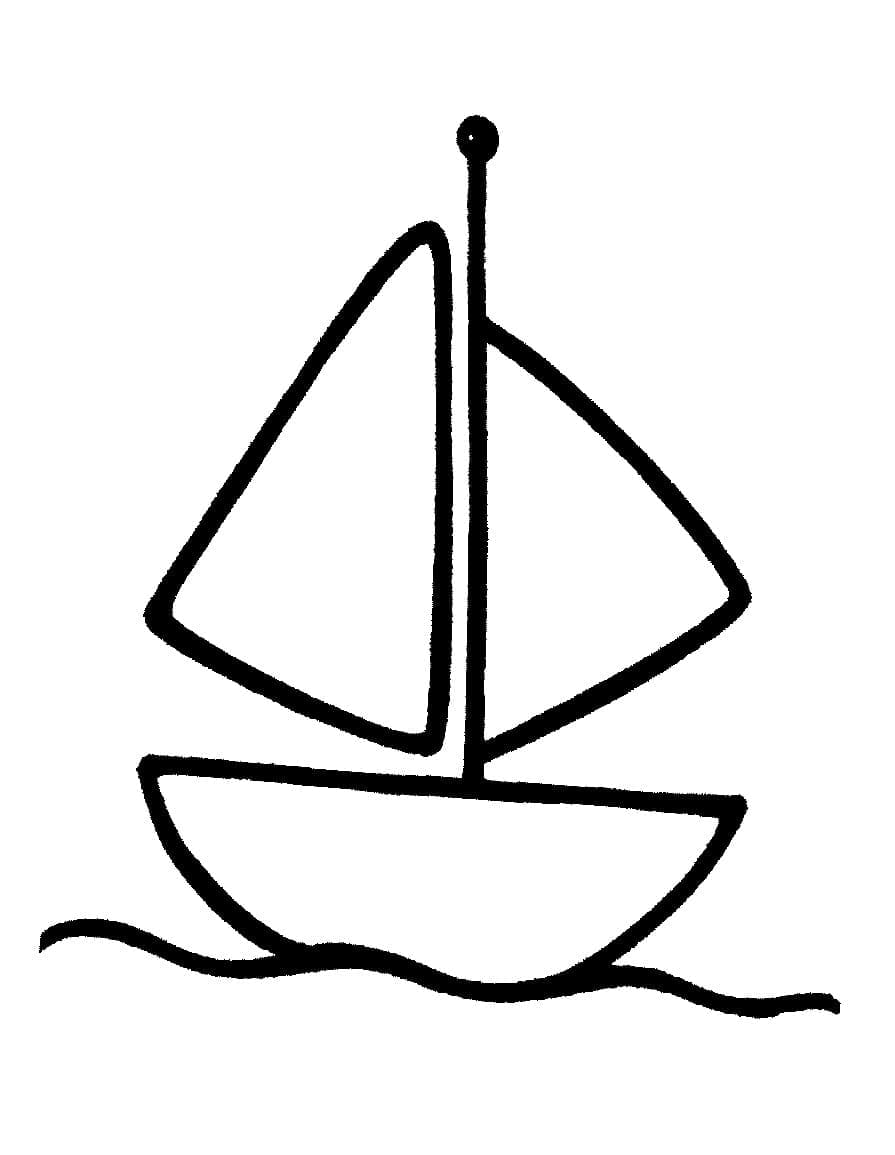 Sailboat 21 Coloring Game Sailboat 21