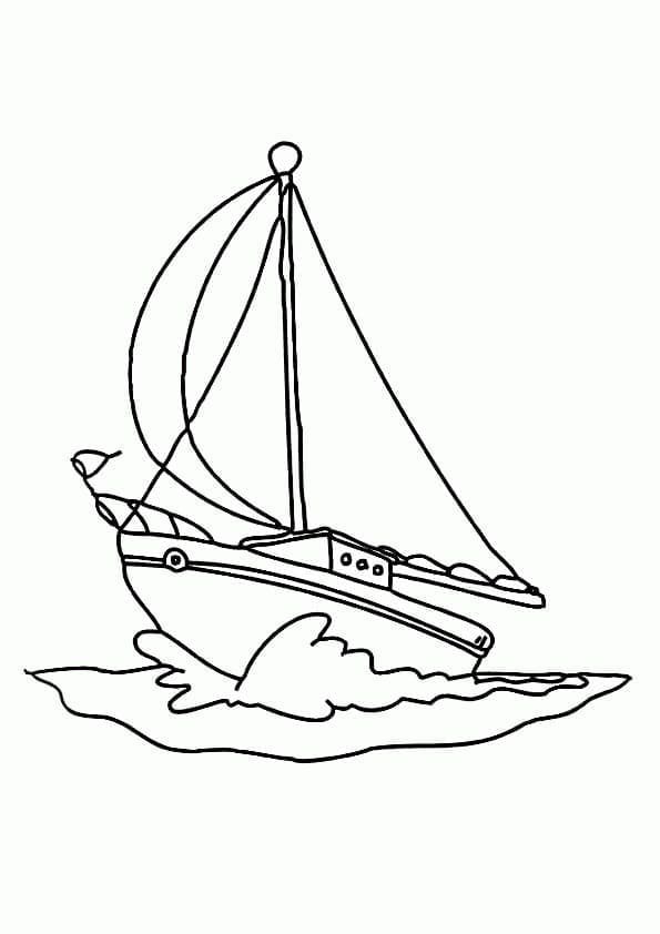 Sailboat 23 Coloring Game Sailboat 23