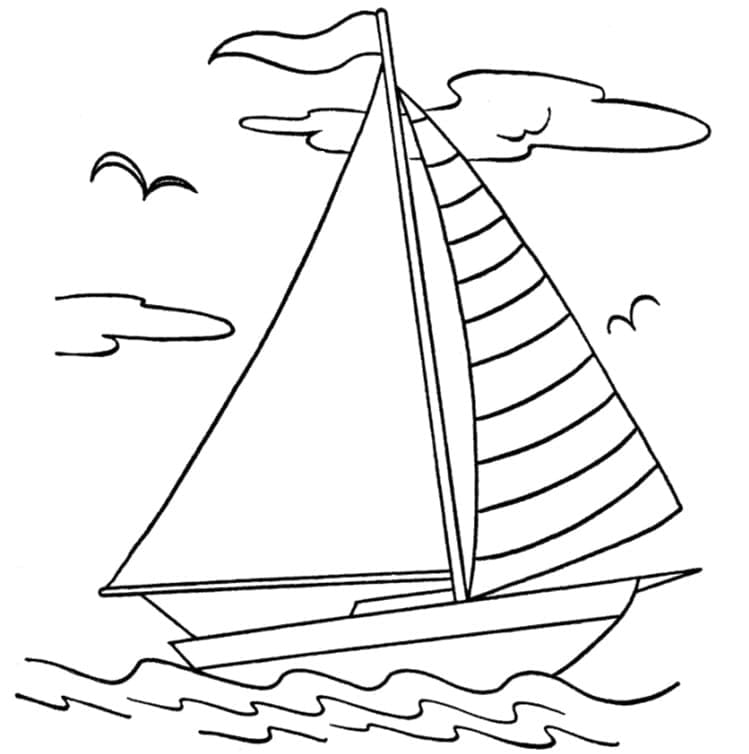 Sailboat 27 Coloring Game Sailboat 27