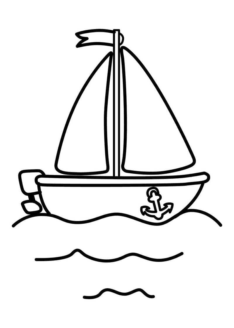 Sailboat 29 Coloring Game Sailboat 29