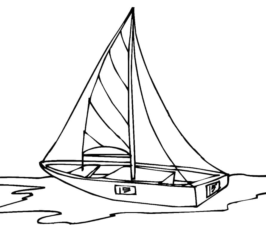 Sailboat 3 Coloring Game Sailboat 3