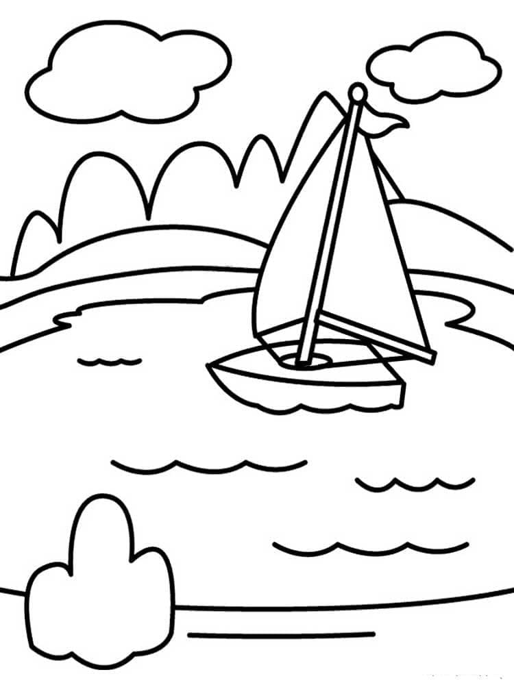 Sailboat 35 Coloring Game Sailboat 35