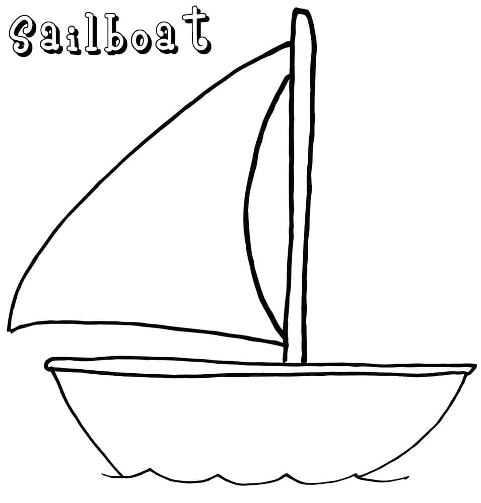 Sailboat 37 Coloring Game Sailboat 37