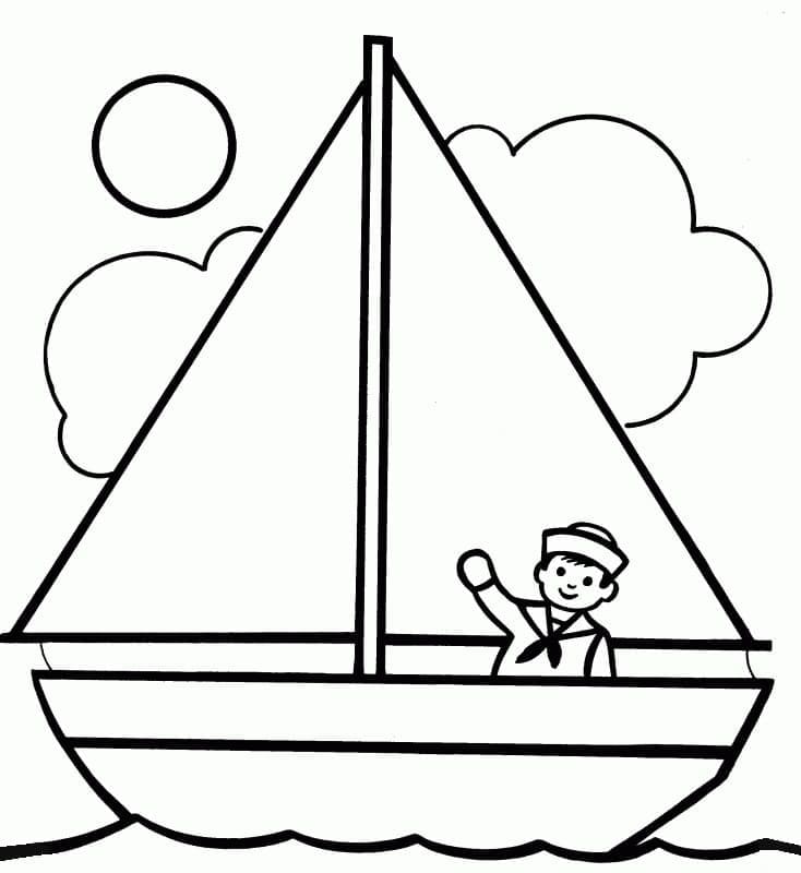 Sailboat 5 Coloring Game Sailboat 5