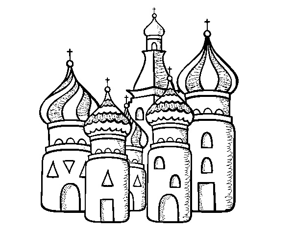 Saint Basils Cathedral 4 Coloring Game Saint Basils Cathedral 4