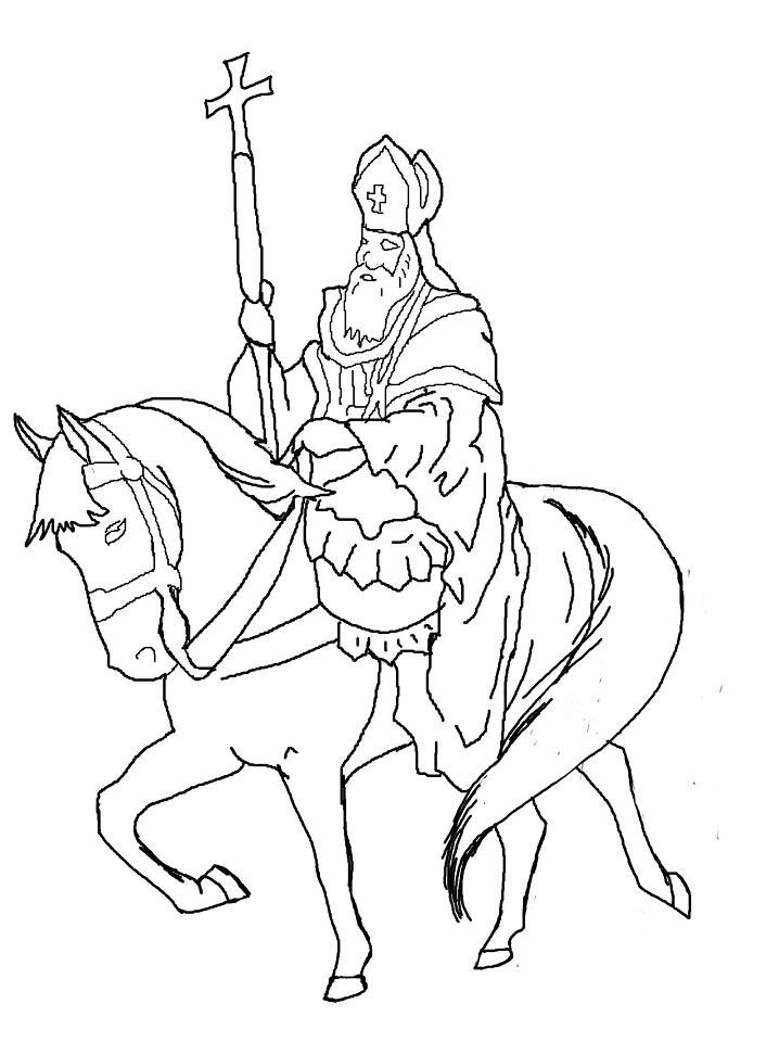 Saint Nicholas Riding Horse