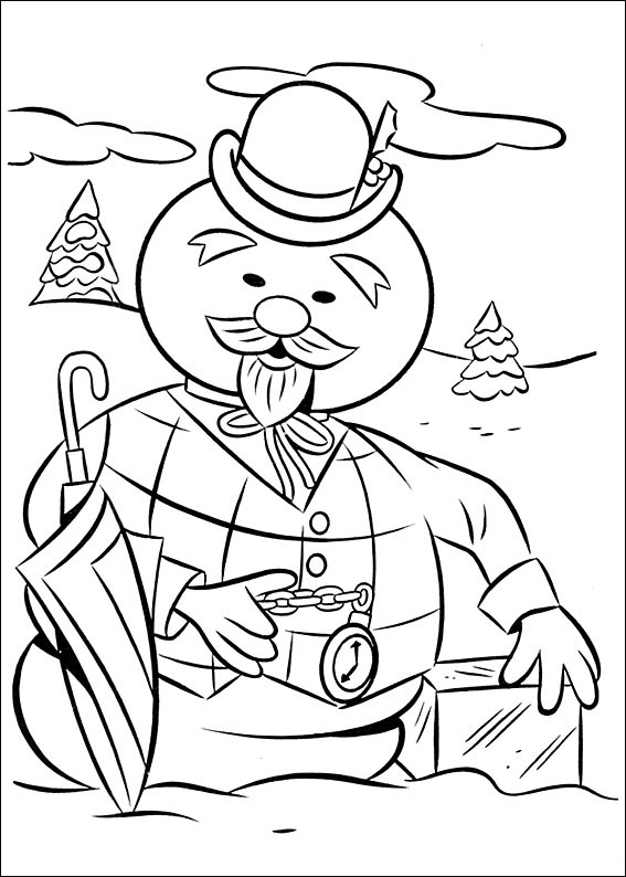 Sam the Snowman 1 Coloring Game Sam the Snowman 1