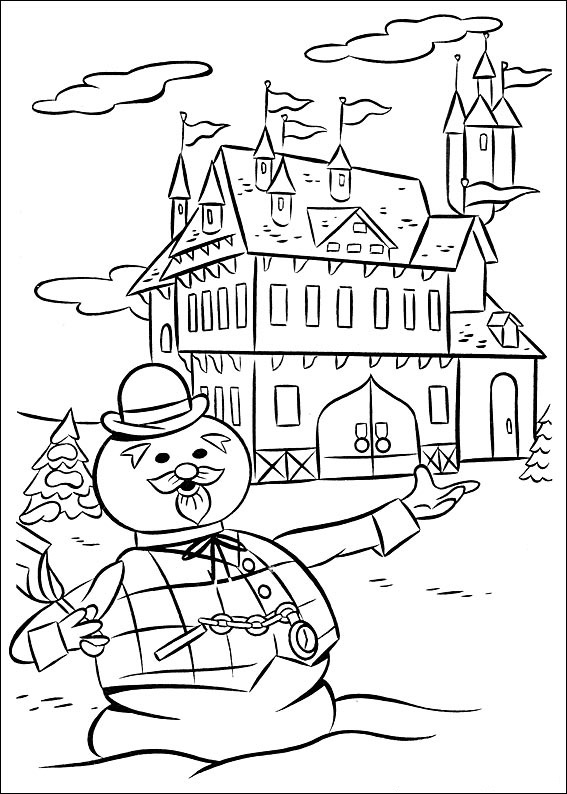 Sam the Snowman 2 Coloring Game Sam the Snowman 2