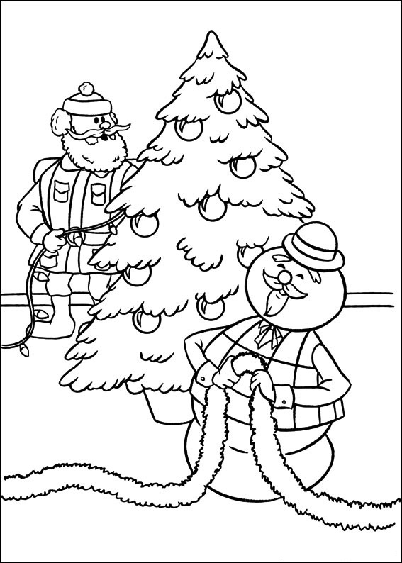 Sam the Snowman Coloring Game Sam the Snowman