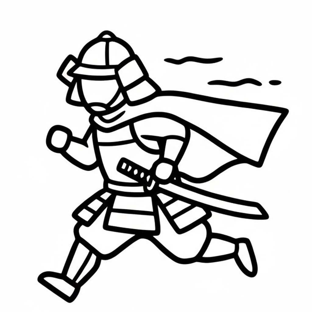 Samurai Free Printable