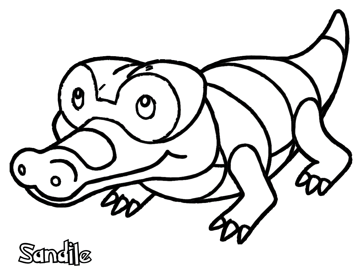 Sandile Pokemon