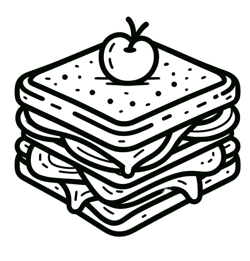 Sandwich 10 Coloring Game Sandwich 10