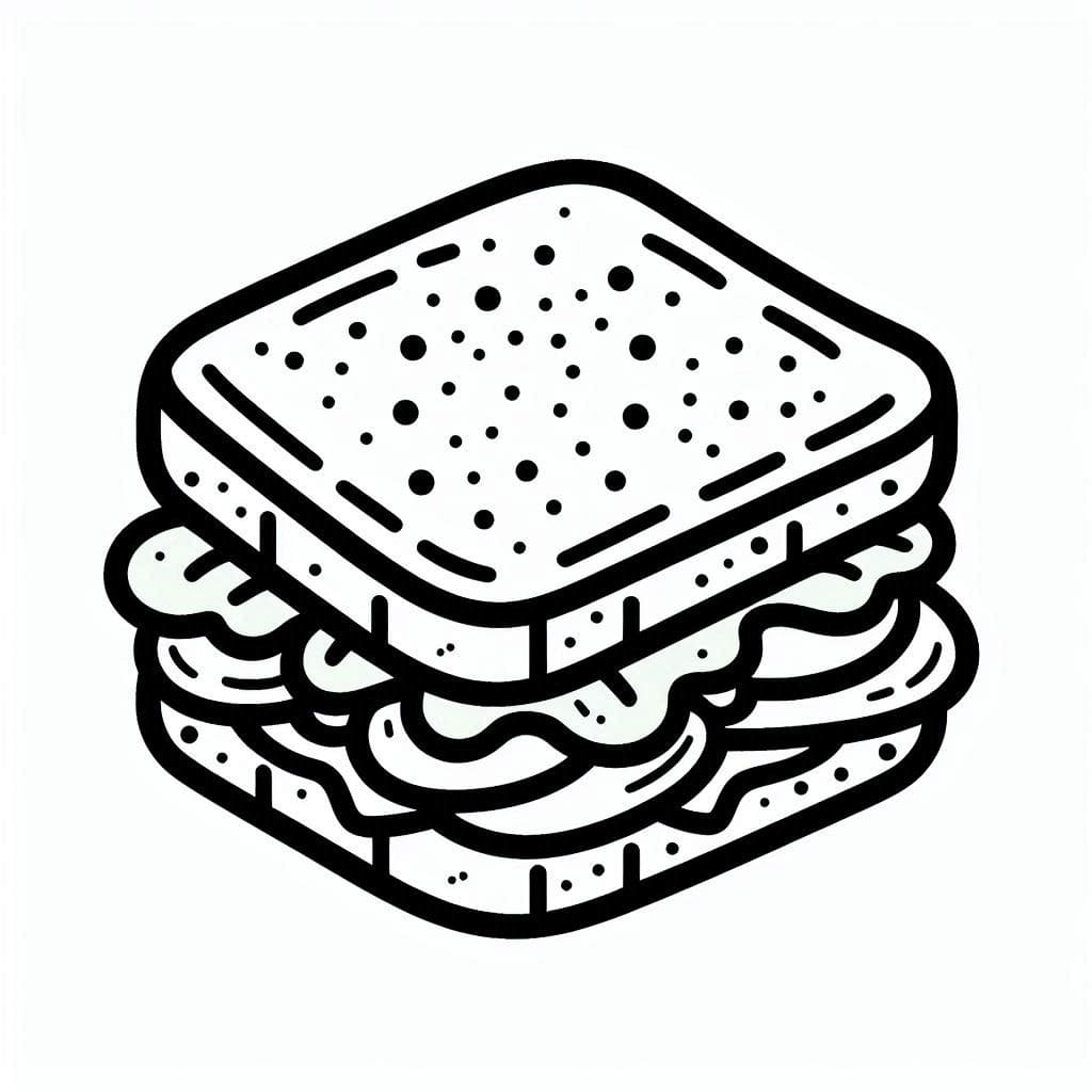 Sandwich 11 Coloring Game Sandwich 11