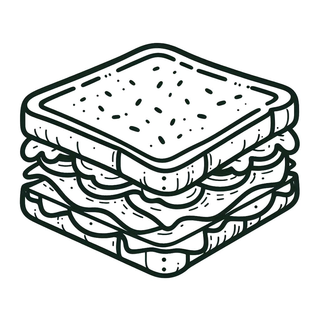 Sandwich 12 Coloring Game Sandwich 12
