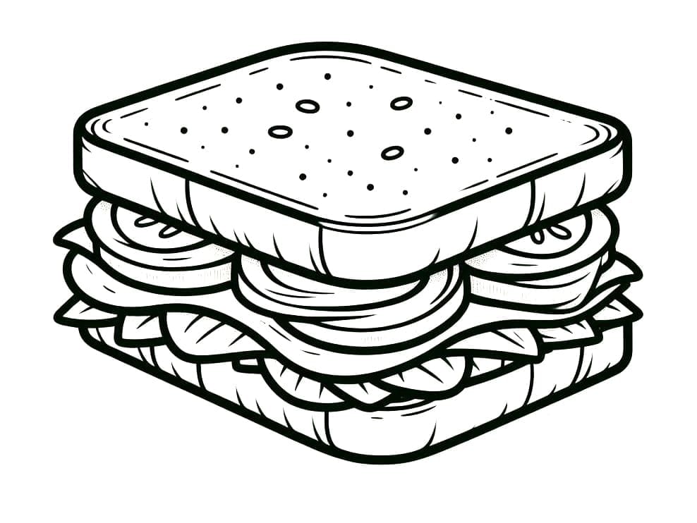 Sandwich 18 Coloring Game Sandwich 18