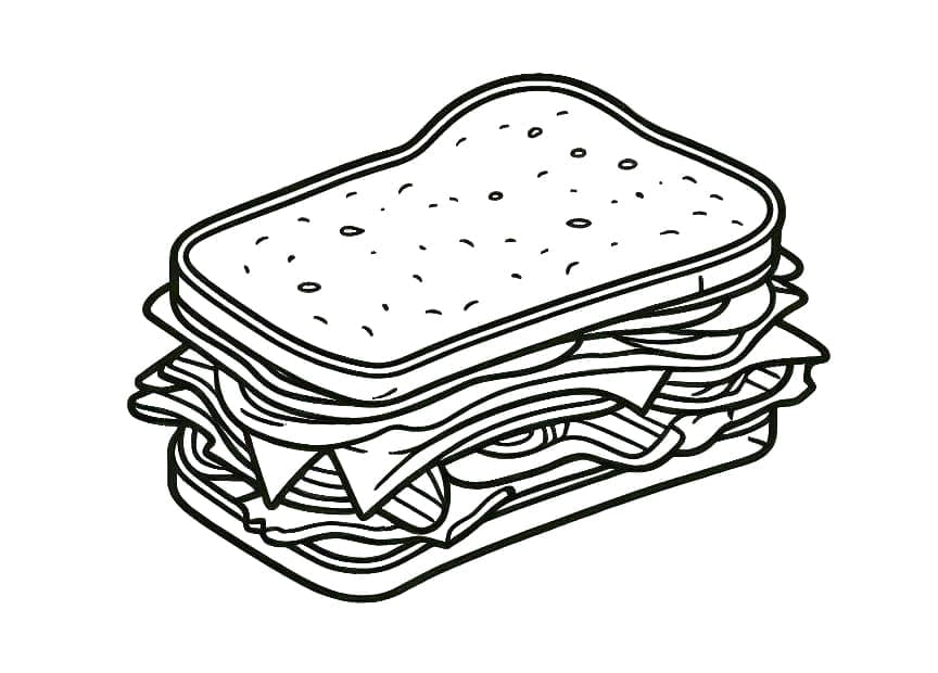 Sandwich 19 Coloring Game Sandwich 19