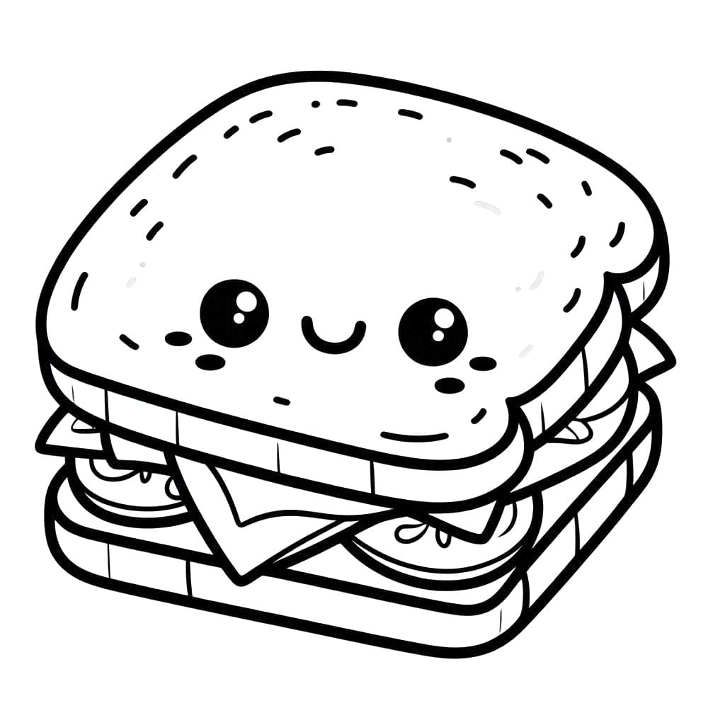 Sandwich 2 Coloring Game Sandwich 2
