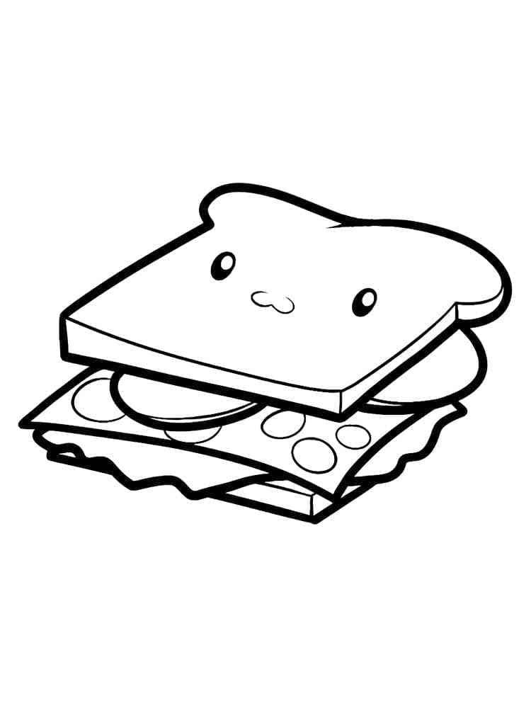 Sandwich 21 Coloring Game Sandwich 21