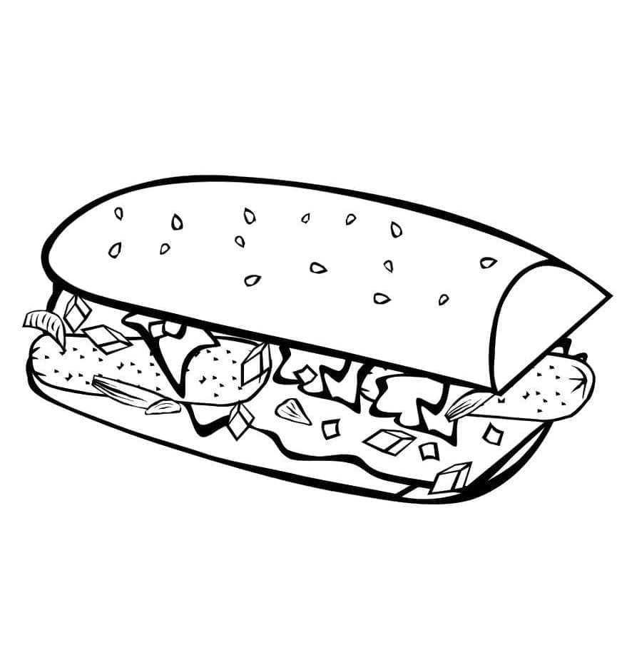 Sandwich 22 Coloring Game Sandwich 22