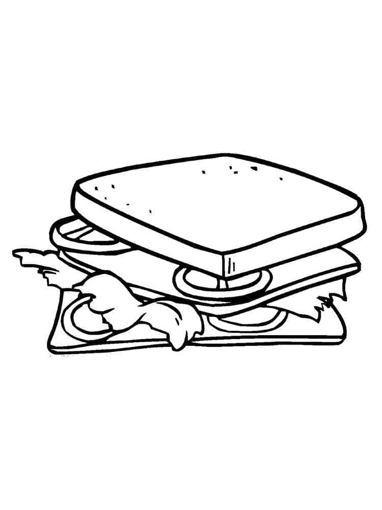 Sandwich 23 Coloring Game Sandwich 23