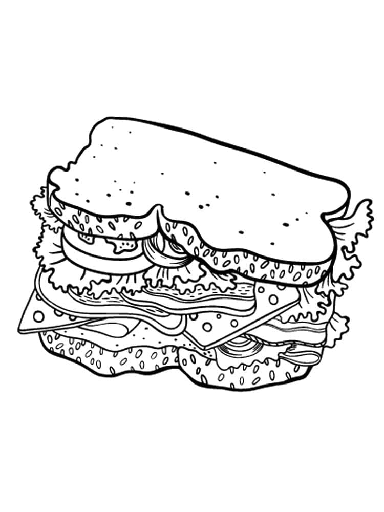 Sandwich 29 Coloring Game Sandwich 29