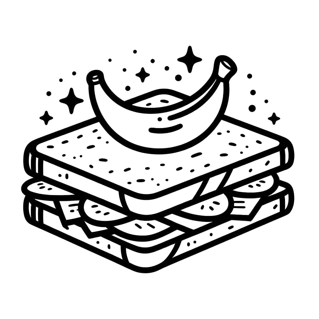 Sandwich 3 Coloring Game Sandwich 3