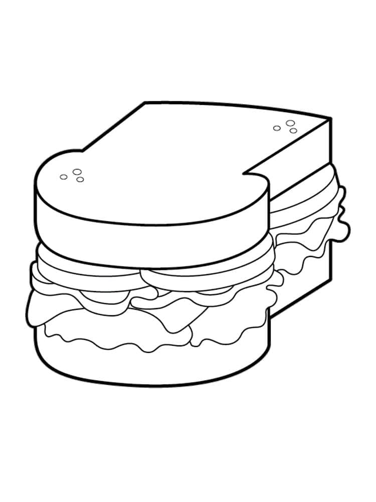 Sandwich 30 Coloring Game Sandwich 30
