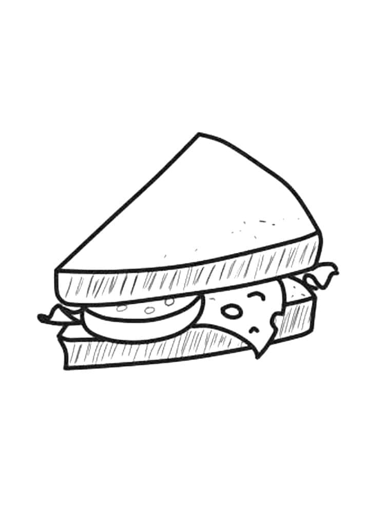 Sandwich 35 Coloring Game Sandwich 35