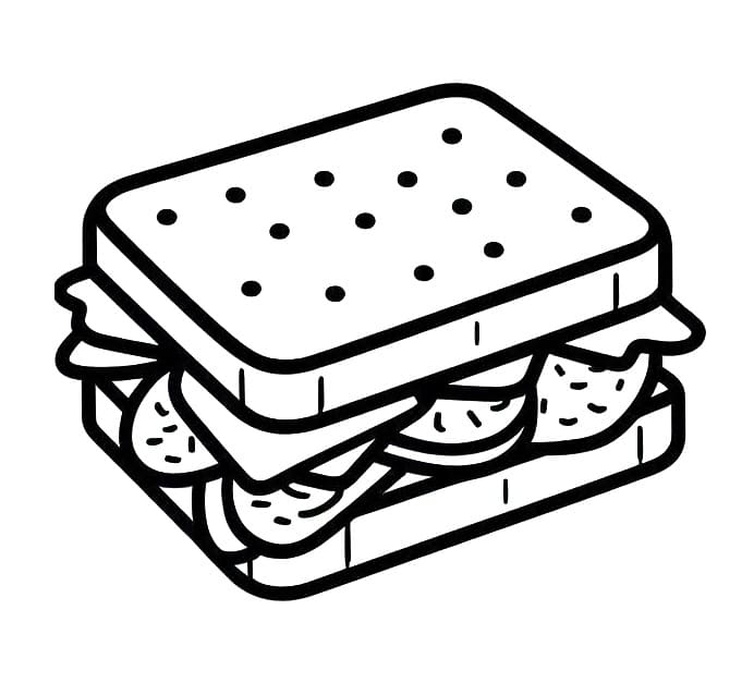 Sandwich 4 Coloring Game Sandwich 4