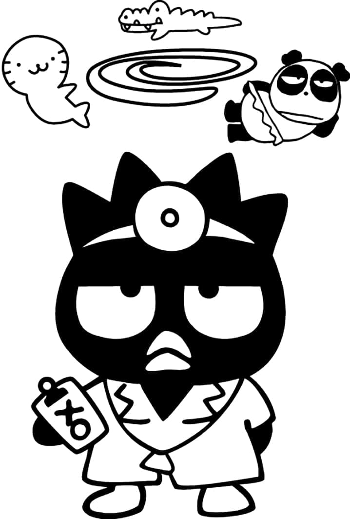 Sanrio Badtz Maru Coloring Game Sanrio Badtz Maru