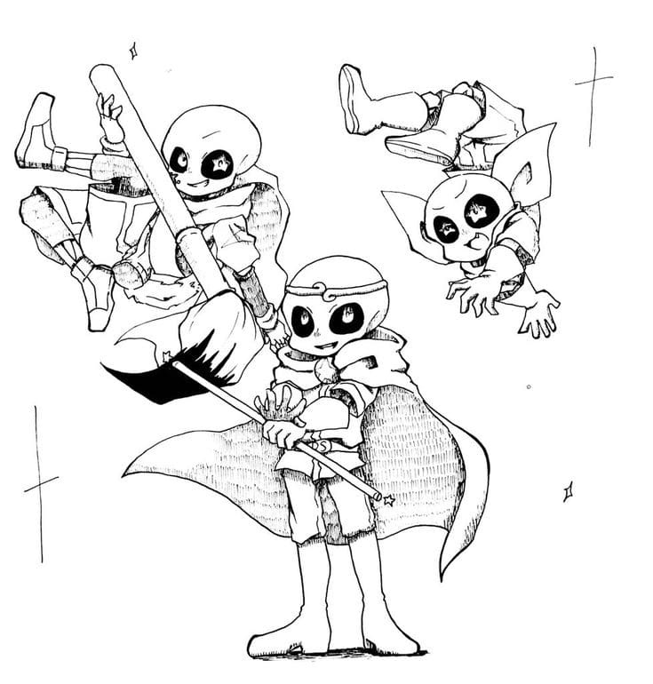 Sans 2 Coloring Game Sans 2