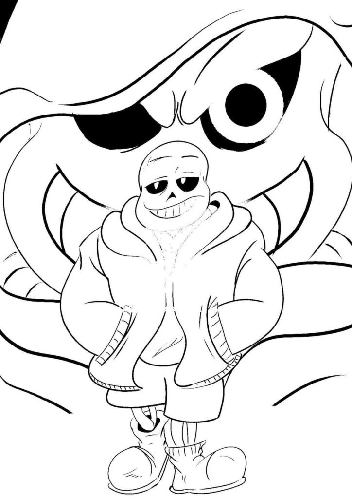 Sans 4 Coloring Game Sans 4
