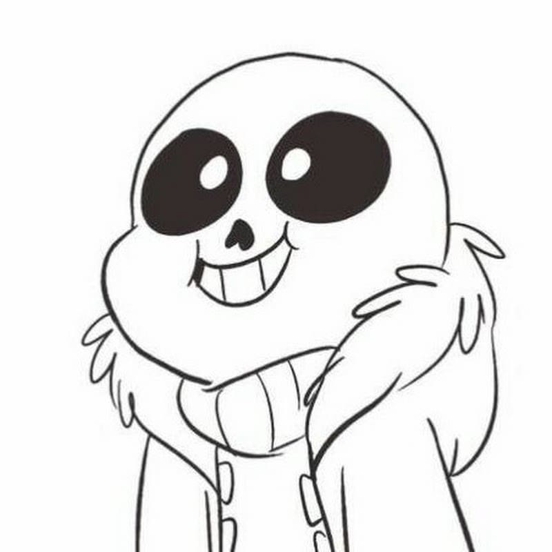 Sans 8 coloring page Coloring Game Sans 8 coloring page
